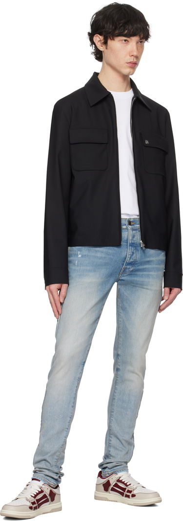 Jeans AMIRI AMIRI 3D Bones Skinny Jeans Blå | AMDNSY1132, 3