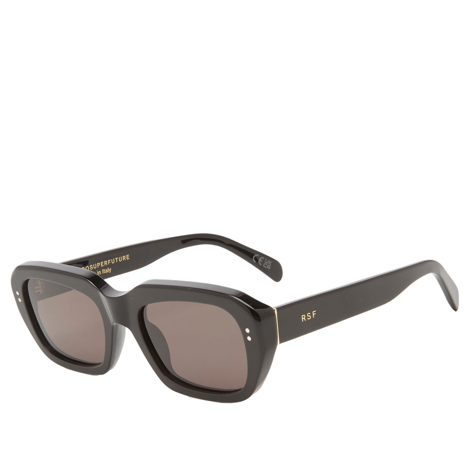 Solbriller RETROSUPERFUTURE Retrosuperfuture Miles Sunglasses Sort | 8059026135403, 0