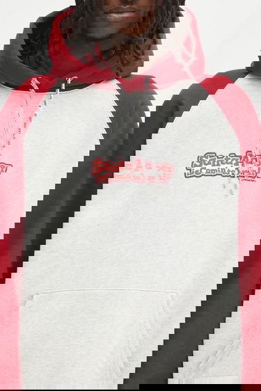 Sweatshirt AAPE by A Bathing Ape AAPE By A Bathing Ape Raglan Hoodie Rød | AAPSWMB381XXN, 3