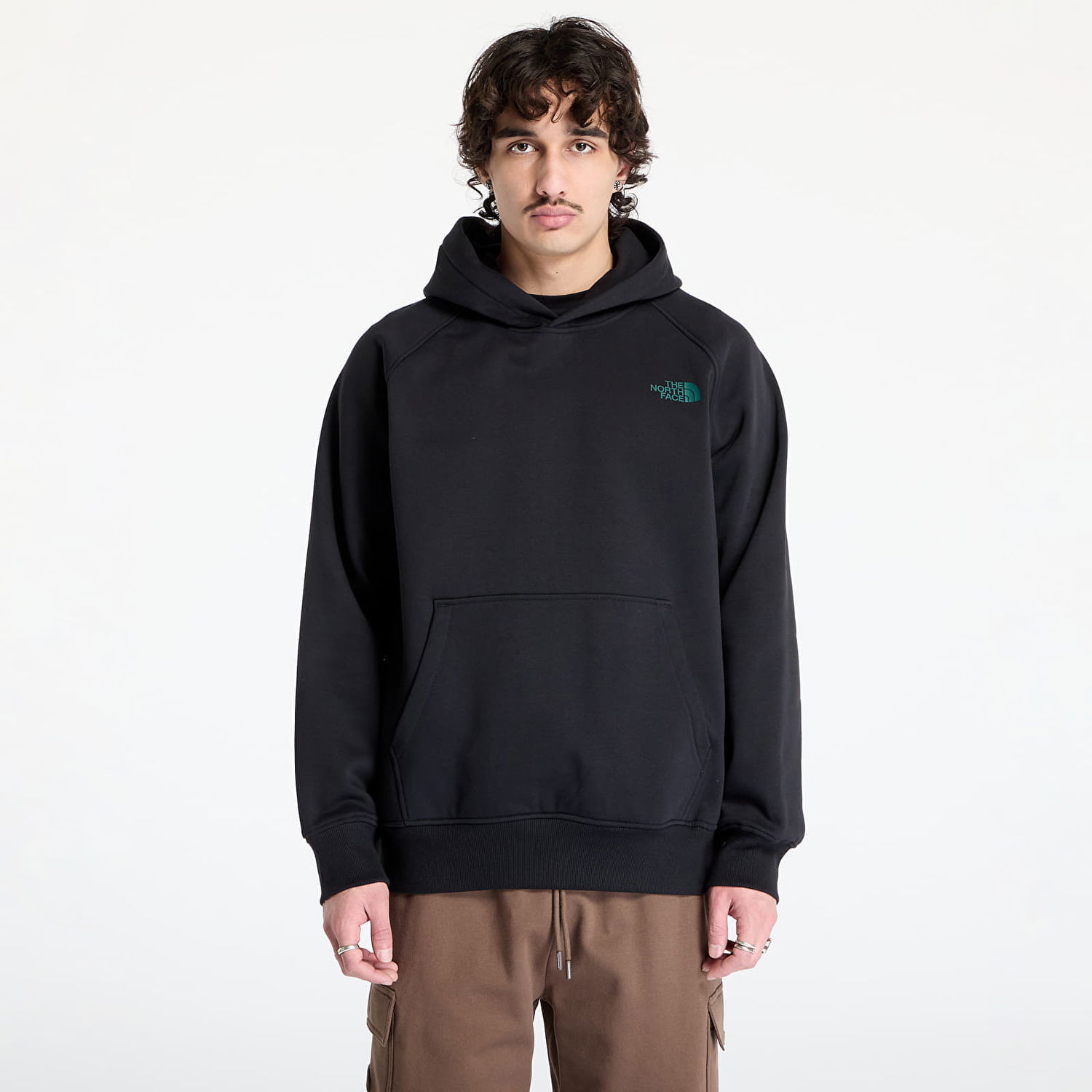 Sweatshirt The North Face The North Face Raglan Box NSE Tailgrid Infill Hoodie Sort | NF0A8C4X9431, 0