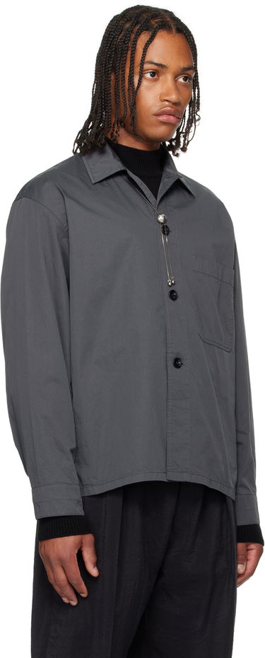 Skjorte LEMAIRE Lemaire Pyjama Shirt Sort | SH1198 LF1207, 4