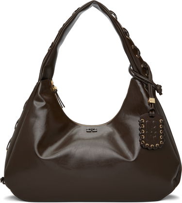 Håndtaske GANNI GANNI XXL Shoulder Bag Brun | A6846, 0