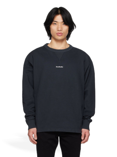Sweatshirt Acne Studios Stamp Sweatshirt Sort | BI0138-