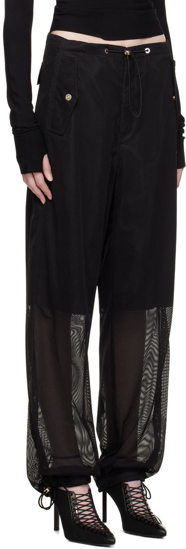Bukser Dion Lee Grid Mesh Panel Trousers Sort | C2155P23, 1