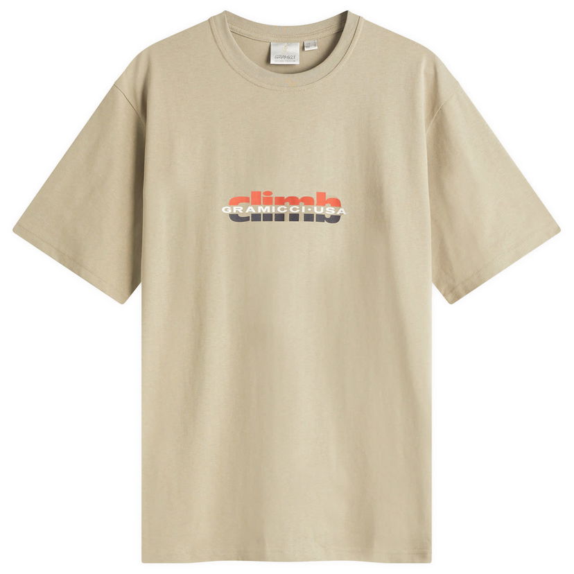 T-shirt GRAMICCI Gramicci Climb T-Shirt, Size Large Beige | G5SU-T163-KHK