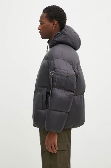 Puffer jakke Alpha Industries Cloud Puffer Bomber Jacket Sort | 148130, 1
