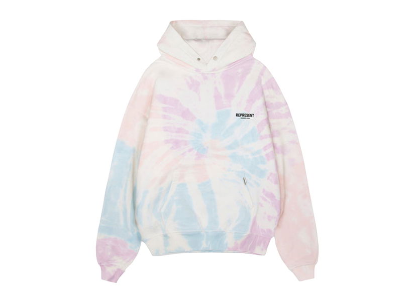 Sweatshirt Represent Clo Represent Owners Club Hoodie Tie Dye Flerfarvet | MH4004-454