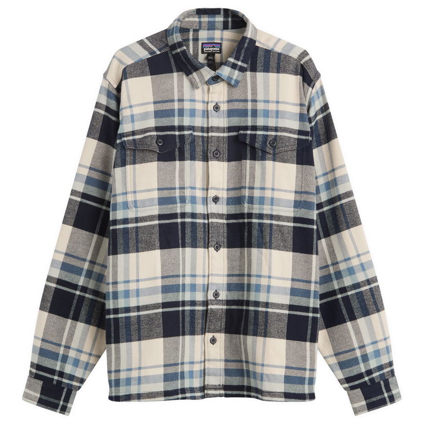 Skjorte Patagonia Men's Fjord Flannel Shirt, Size Small Flerfarvet | 42401-HISB