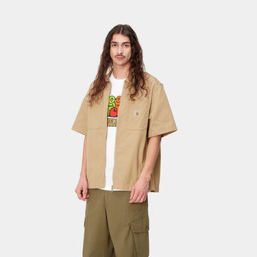 Skjorte Carhartt WIP S/S Sandler Shirt Beige | I033277_1YA_02, 0