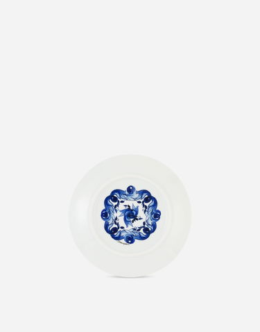 Home decor Dolce & Gabbana Porcelain Plates with Blue Floral Print Blå | TC0S02TCA88UB019, 3