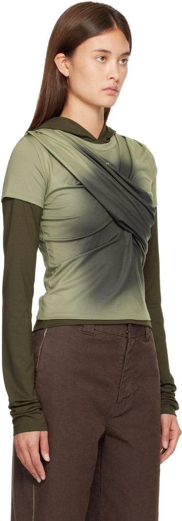 Træningsdragt Andersson Bell Andersson Bell Gathered Jersey Hoodie & T-shirt Set Grøn | atb1395w, 1