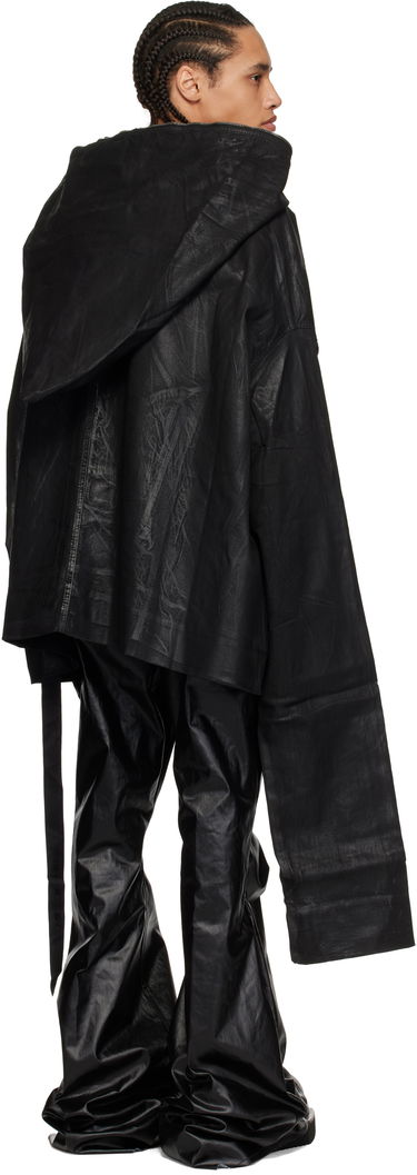 Sweatshirt Rick Owens Rick Owens DRKSHDW Hollywood Gimp Kaftan Denim Jacket Sort | DU01E3780 SCF, 2