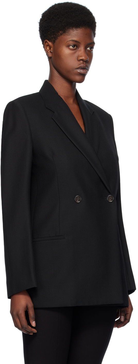 Jakke TOTEME TOTEME Double-Breasted Blazer Sort | 233-3002-246, 1