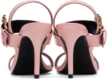 Sneakers og sko Versace Versace Jeans Couture Baroque Buckle Emily Heeled Sandals Lyserød | E78VA3S71_EZS190, 1
