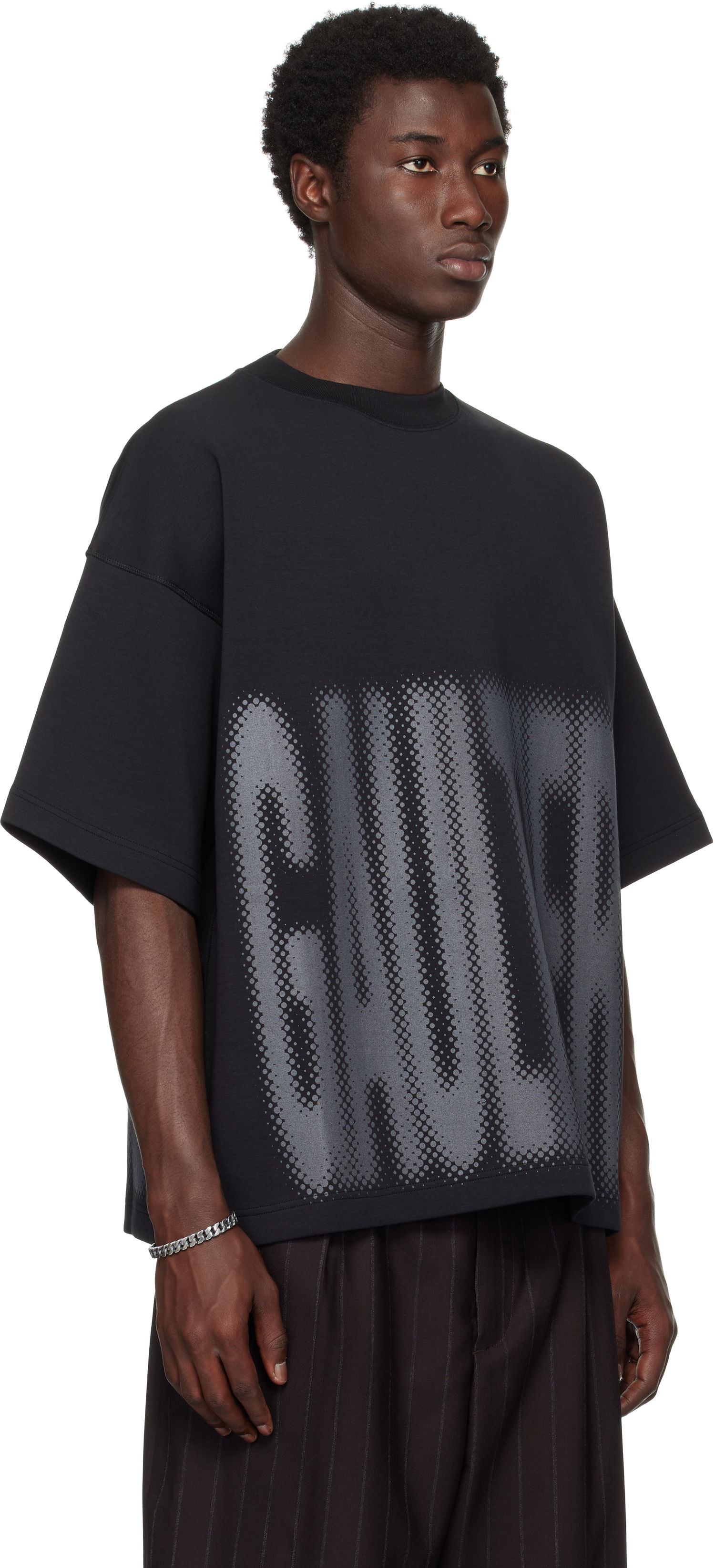 T-shirt Jean Paul Gaultier Jean Paul Gaultier 'The Gaultier' Boxy T-Shirt Sort | 25/03-W-TO297-J004-0004, 1