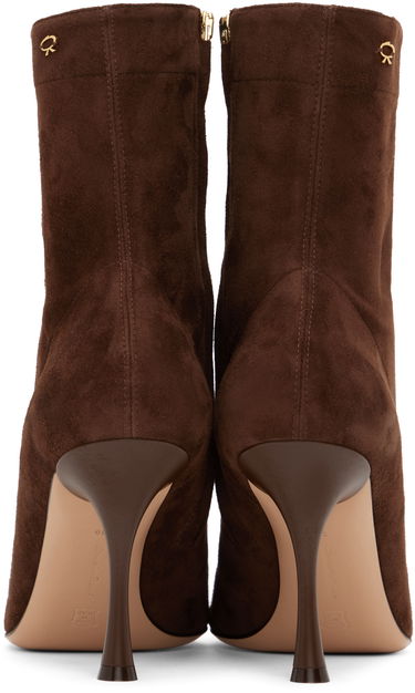 Sneakers og sko Gianvito Rossi Suede Pointed Toe Boots Brun | G73173.85LAC.CSF, 1