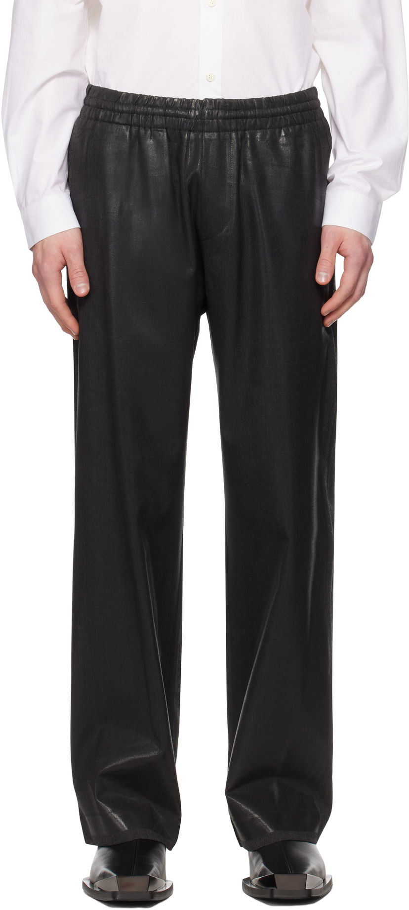 Bukser Diesel Diesel P-Clays Drawstring-Waist Trousers Sort | A16063-0IKAL-96K