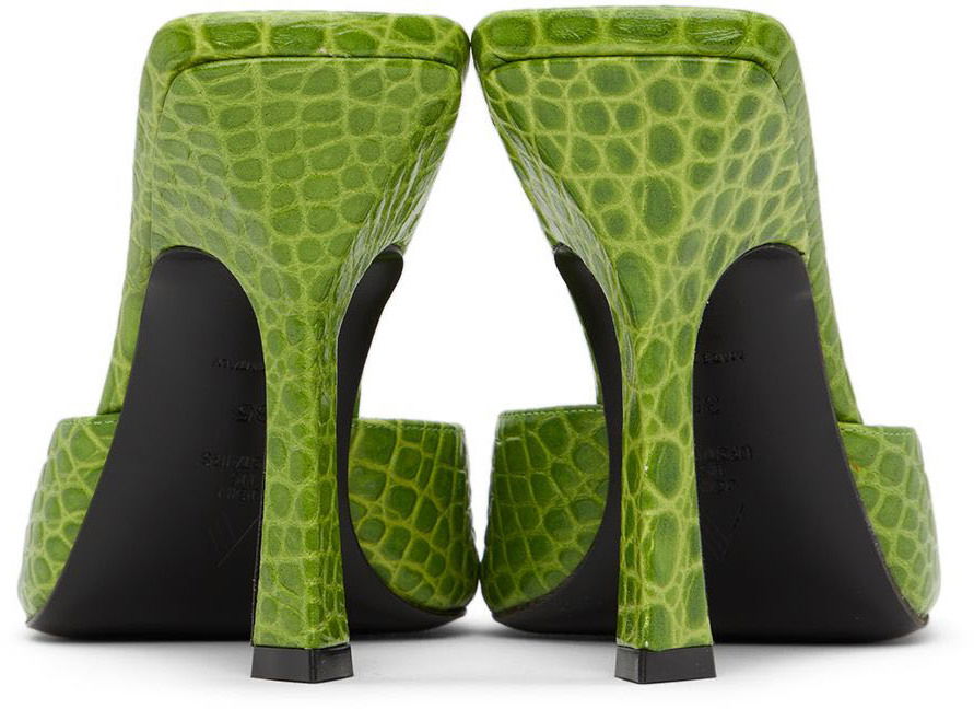 Tilbehør The Attico Attico Anais Heeled Sandals Grøn | 227WS499 EL002, 1