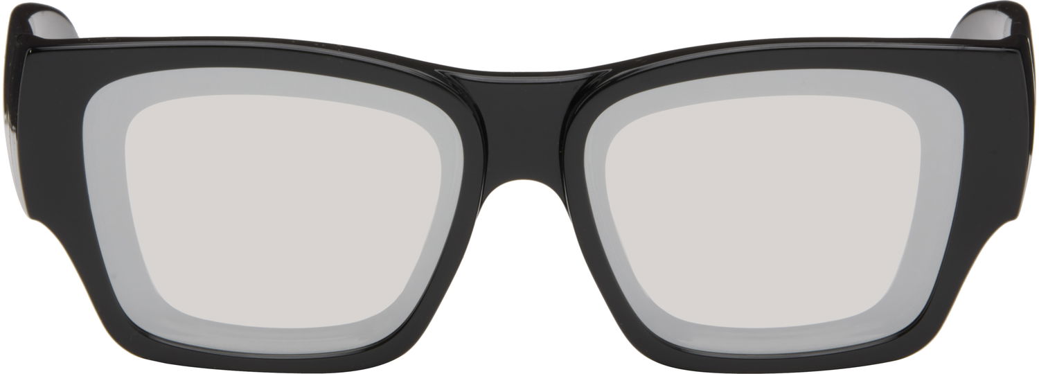 Solbriller Loewe Paula's Ibiza Goggle Rectangle Sunglasses Sort | LW40172UW5601C 192337236143, 0