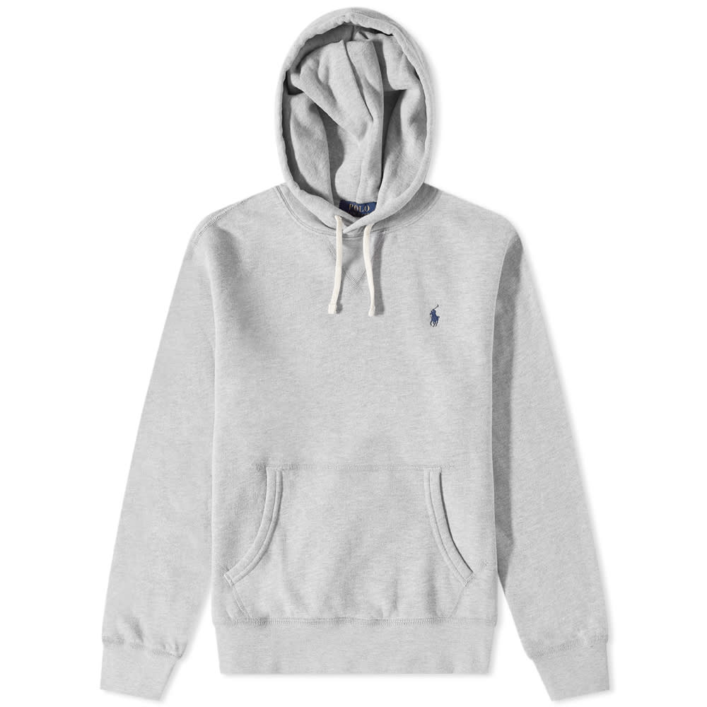 Sweatshirt Polo by Ralph Lauren Classic Popover Hoody Andover Heather Grå | 710766778006, 0