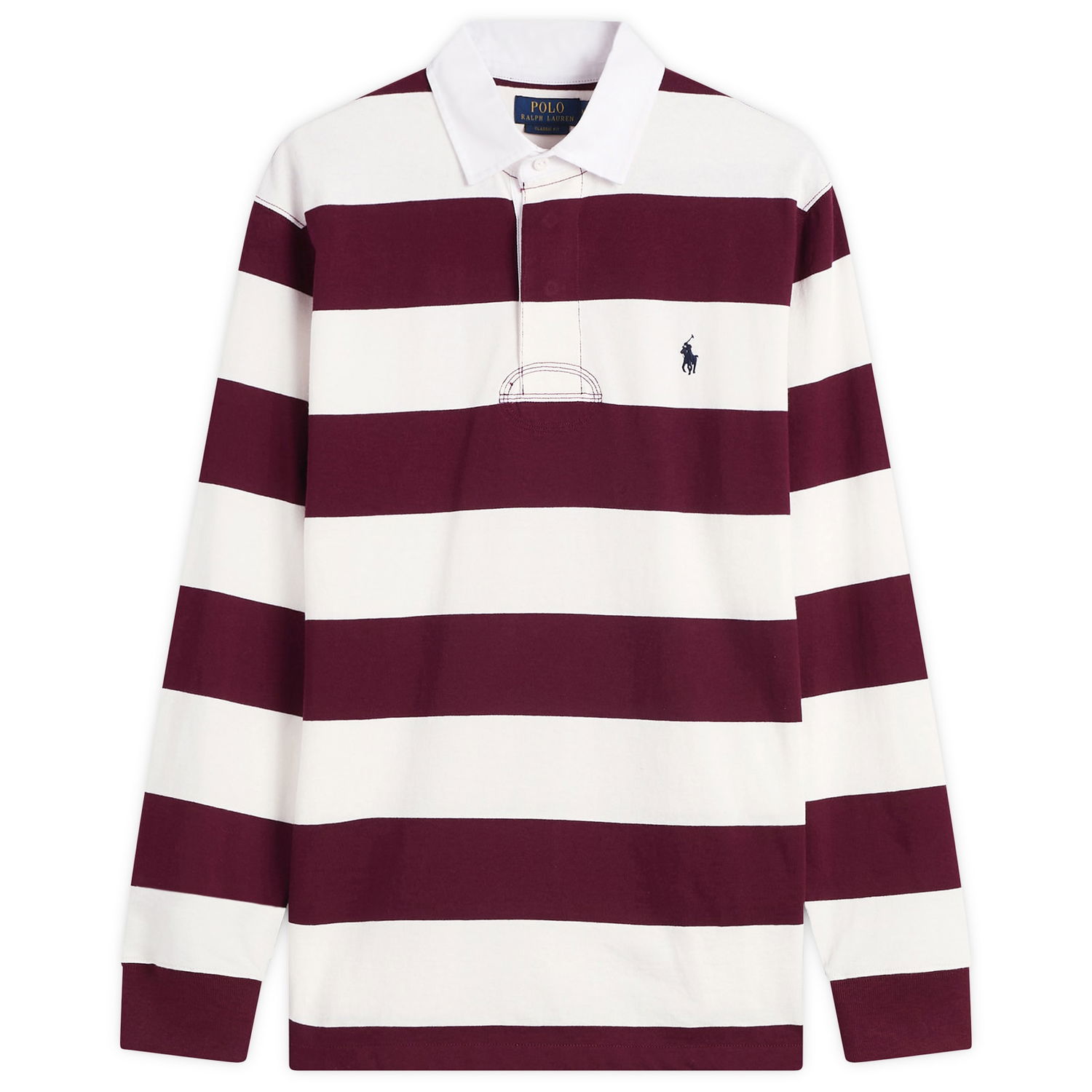 Skjorte Polo by Ralph Lauren Long-Sleeve Striped Rugby Shirt Flerfarvet | 710717116054-MUL, 1