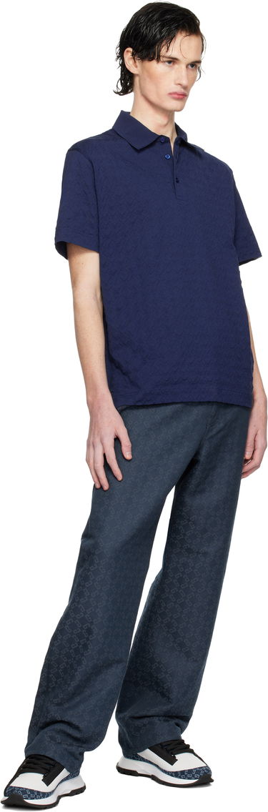 Polo skjorte Givenchy Classic Fit Embroidered Polo Mørkeblå | BM71KR3YPA470, 3