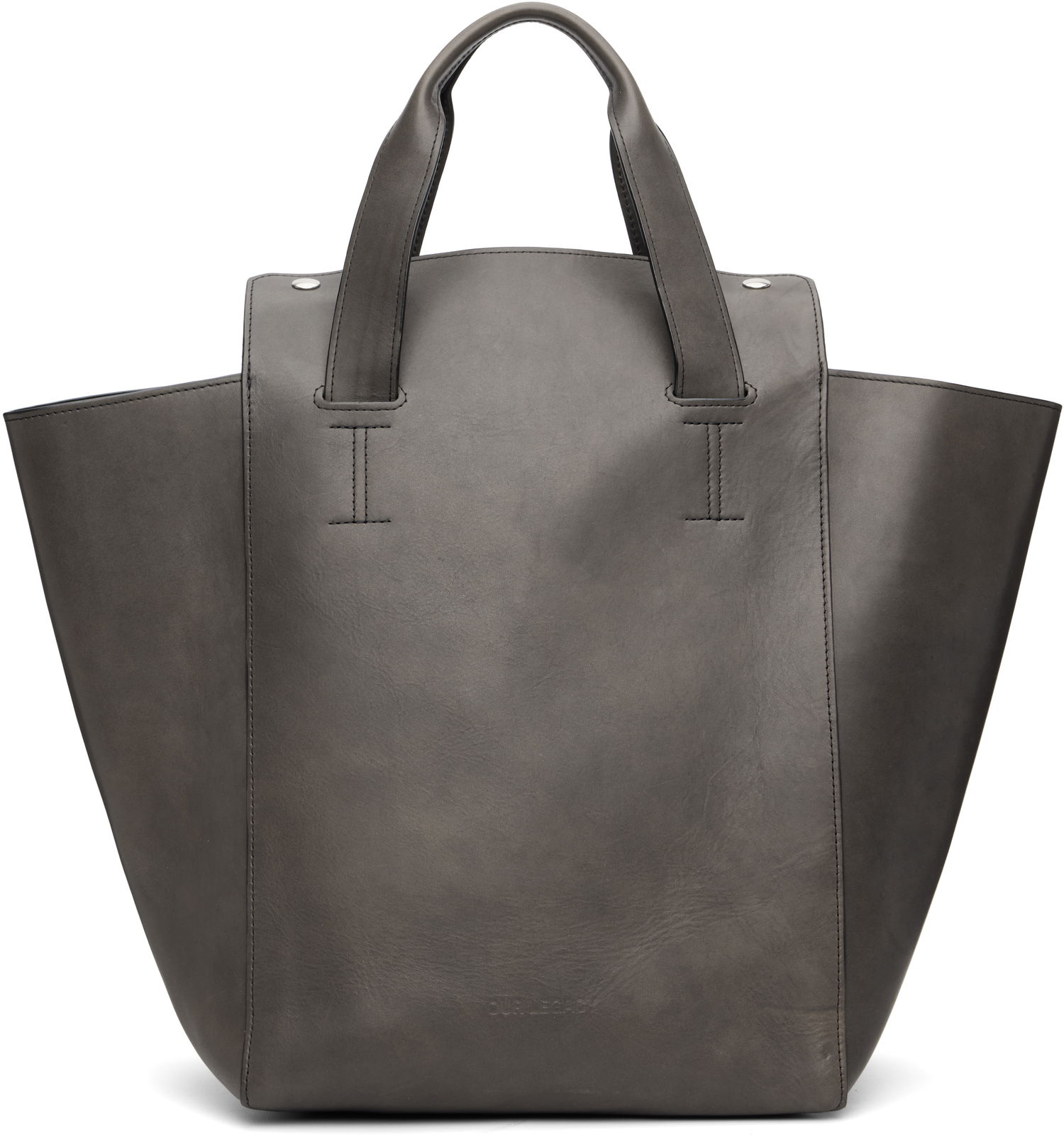Mulepose OUR LEGACY Leather More Tote Grå | A4258MP, 0