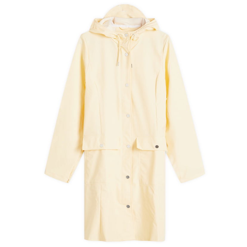 Regnfrakke Rains Curve Long Jacket Gul | 18130-111