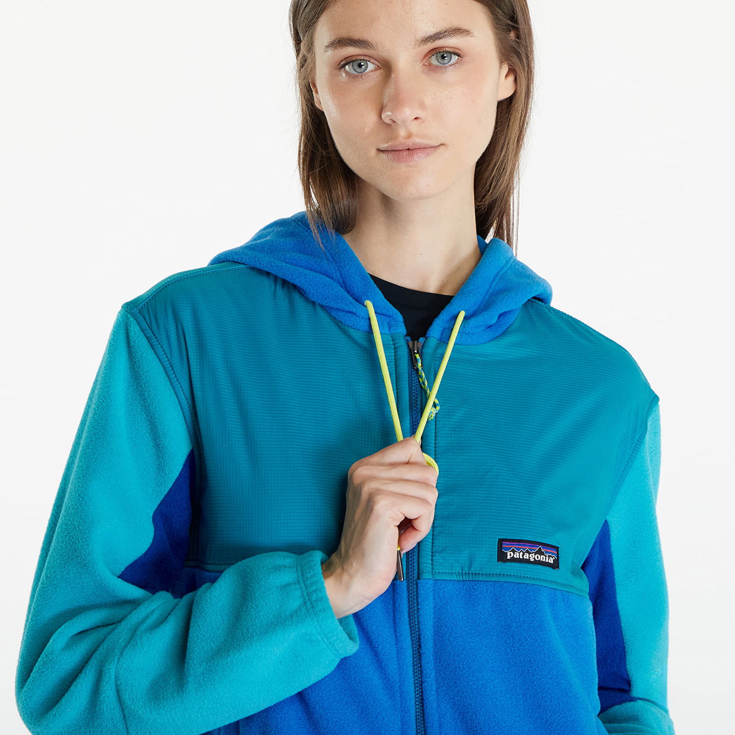 Sweatshirt Patagonia Microdini Hoodie Blå | 26270 VSLB, 1