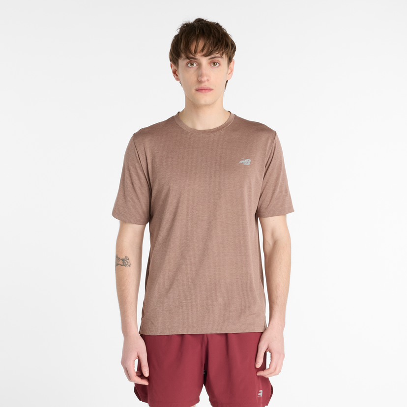 T-shirt New Balance Men's T-Shirt MT41253 Brun | NBMT41253EAT