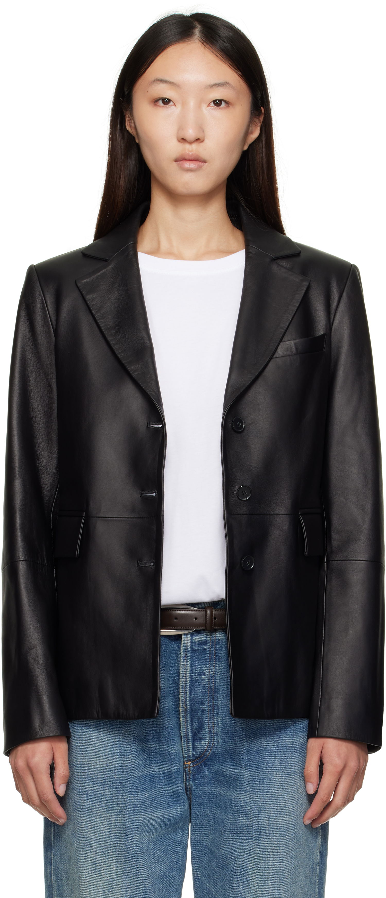 Jakke Loulou de Saison Loulou de Saison Aldo Leather Jacket Sort | ALDO LDS, 0
