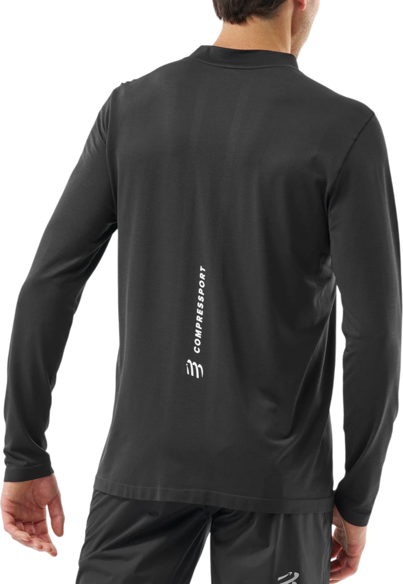 T-shirt Compressport Performance LS T-Shirt Sort | atsm4949002, 1