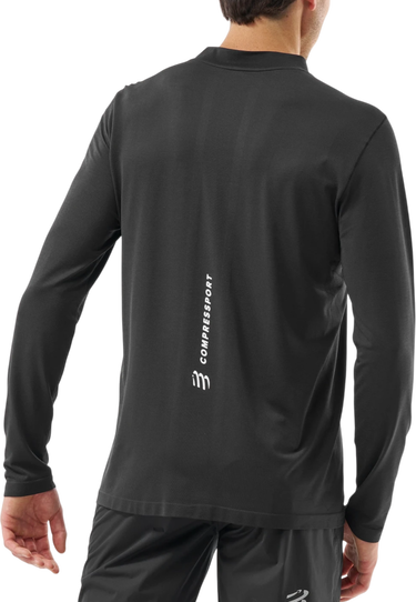T-shirt Compressport Performance LS T-Shirt Sort | atsm4949002, 1