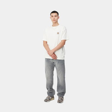 T-shirt Carhartt WIP Nelson T-Shirt Hvid | I029949_D6_GD, 1
