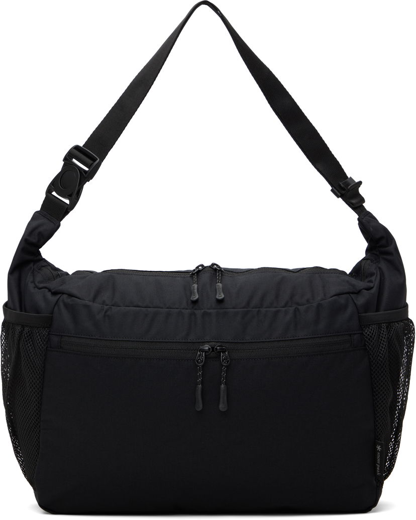 Skuldertaske Snow Peak Snow Peak Everyday Use Middle Shoulder Bag Sort | AC-25SU403