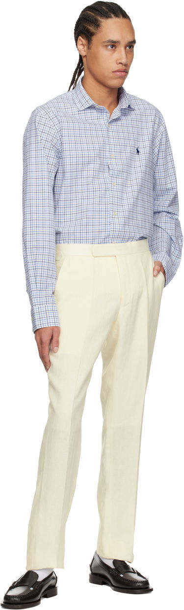 Bukser Polo by Ralph Lauren Polo Ralph Lauren Linen Suit Trousers Beige | 715793698003, 3