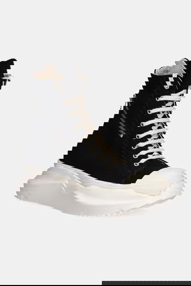 Sneakers og sko Rick Owens Rick Owens DRKSHDW Cargo Abstract High-Top Sort | DU02E7841.DO, 0
