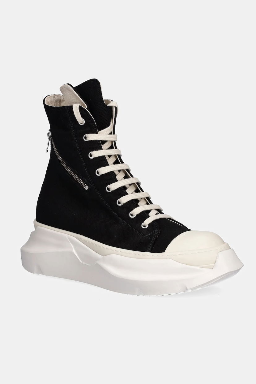 Sneakers og sko Rick Owens Rick Owens DRKSHDW Cargo Abstract High-Top Sort | DU02E7841.DO