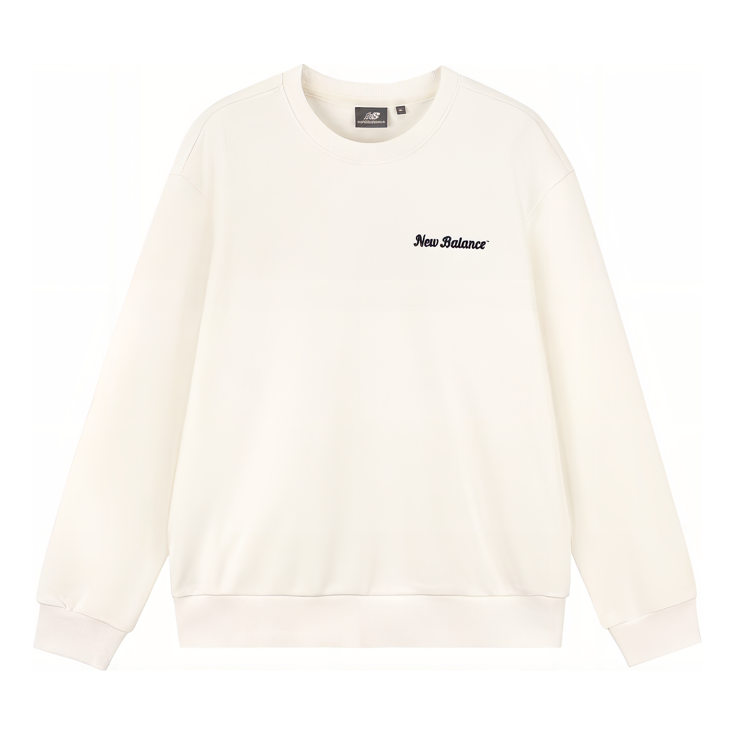 Sweatshirt New Balance Lifestyle Pullover Hvid | 5CD38141-IV, 0