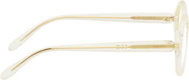 Solbriller Loewe Chunky Rounded Frame Glasses Beige | LW50100UW50032 192337225307, 1