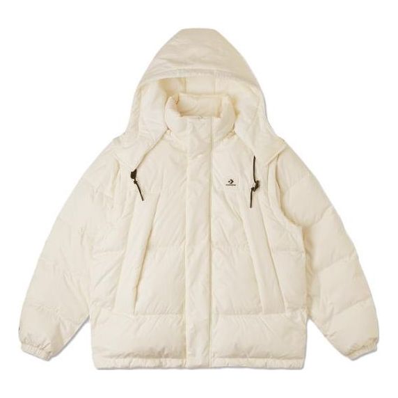 Puffer jakke Converse Converse Premium Short Down Jacket Hvid | 10025253-A01, 0