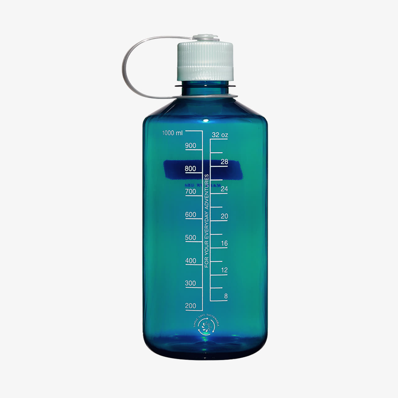 Drikkeflaske Nalgene Narrow Mouth 1000 ml Universal Water Bottle Turkis | 2021-0732, 1