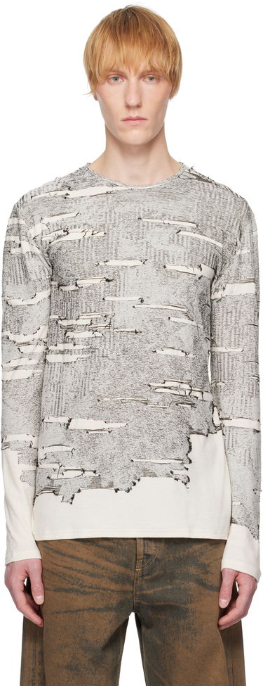 T-shirt Diesel Diesel K-Cadmo Long Sleeve T-Shirt Hvid | A18119-0AFBV-129, 0