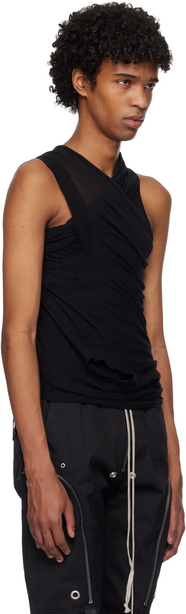 Tanktop Rick Owens Rick Owens Hollywood Banana Sleeveless Top Sort | RU01E5100 UC, 1