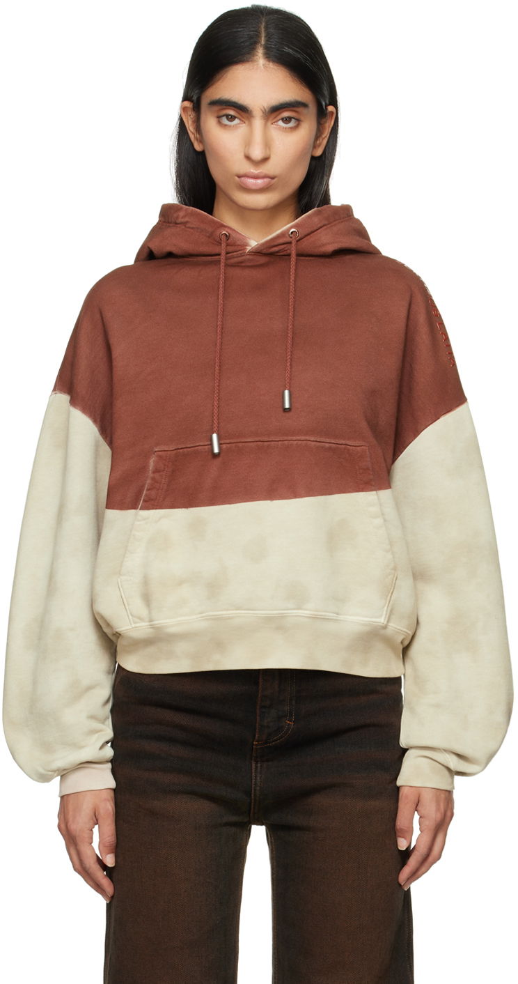 Sweatshirt Eckhaus Latta Boxy Hoodie Rød | 251-EL-PF24-M -