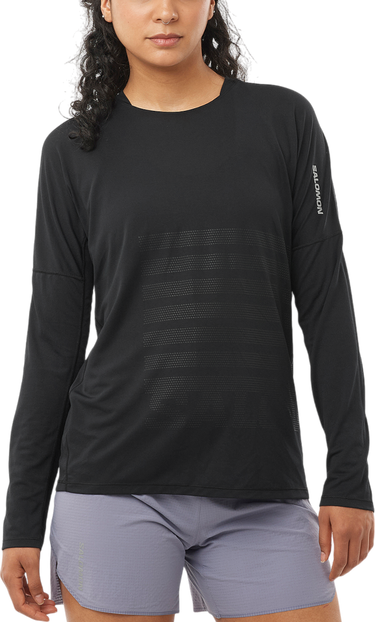T-shirt Salomon Salomon Sense Aero Long Sleeve Graphic Tee Sort | lc2695-0, 0