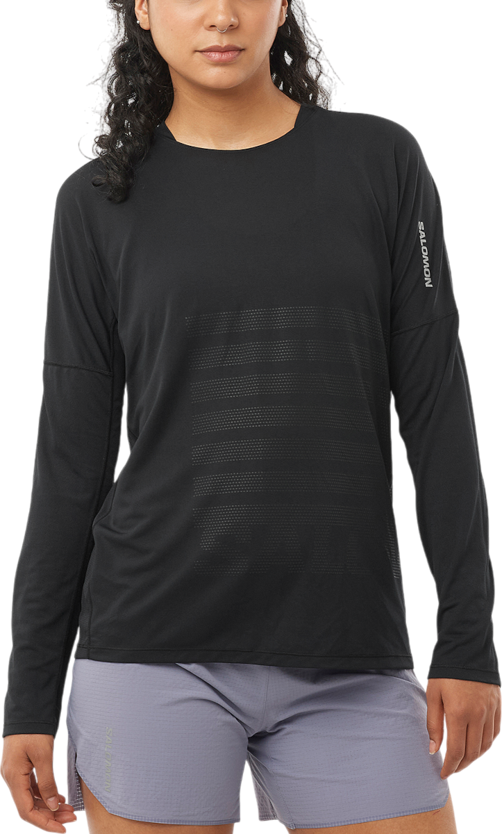 T-shirt Salomon Salomon Sense Aero Long Sleeve Graphic Tee Sort | lc2695-0