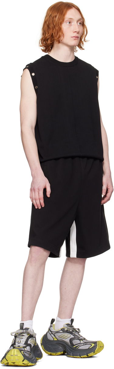 Shorts We11done We11done Contrast Track Shorts Sort | WD-TA0-25-719-U-BK, 3