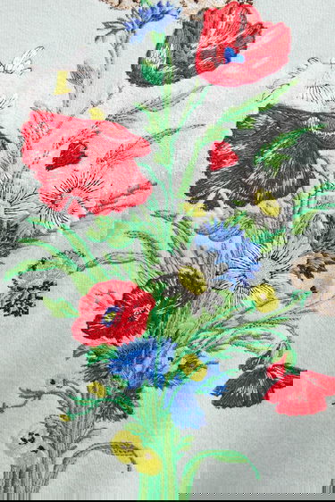 Sweater KENZO Kenzo Women's Floral Sweater Grøn | FF62PU7303BG, 4