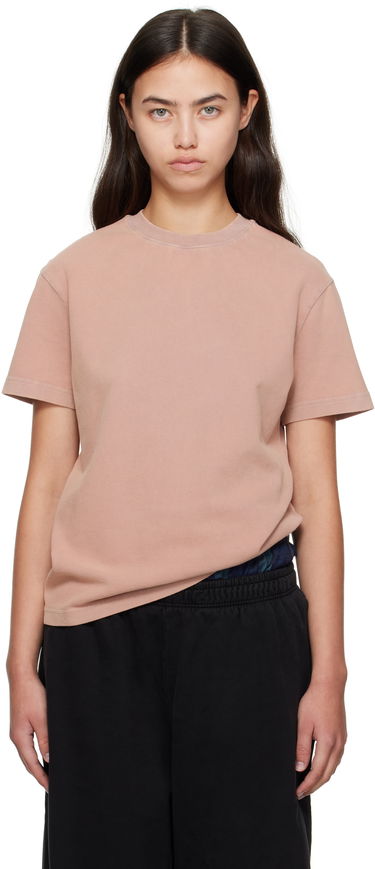 T-shirt Acne Studios Acne Studios Cotton Crewneck T-Shirt Lyserød | CL0352-, 0